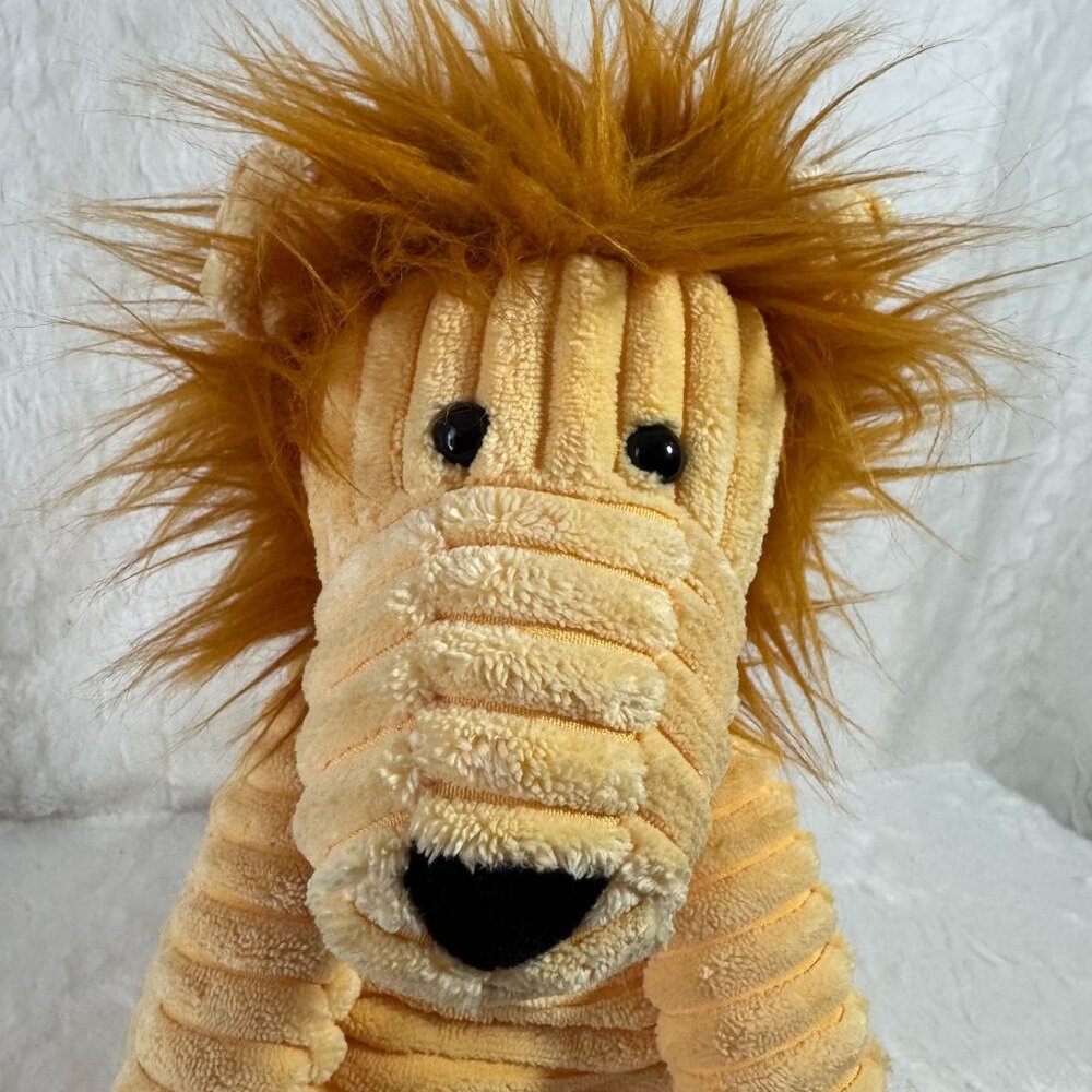 Jellycat Cordy Roy Lion Plush Toy Ribbed Corduroy Stuffed Animal Small 15” - Picture 2 of 6